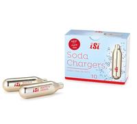 ISI Ricarica Cartuccia Bomboletta + 20 % co2 è una capsula per il sifone seltz Soda da 8g di CO2 ISI (confezione 10 pz) - Pezzi: x 1 confezioni da 10 pezzi