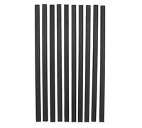 Capsule Strip Coffee Wall Wall Monted Pod Porte Organizzatore Soluzione di stoccaggio per mobile da cucina Materiale plastico per risparmio spaziale 30 x 1,2 cm 10 pacchetto (Magnete nero)