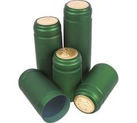 Capsule Termoretraibili per Bottiglie di Vino - Decorazione e Protezione del Tappo (Verde - 20 pz)