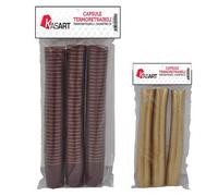 Capsule TERMORETRAIBILI per Bottiglie Vino CF. 100 pz. (Oro - Ø 31 X H 55 MM)