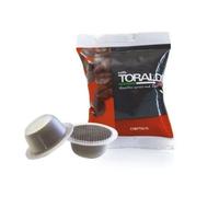 Toraldo - 100 Capsule Bialetti Toraldo Miscela Cremosa Anche Per Macchine Con Sensore Alluminio (leggi Descrizione Per Compatibilita')