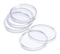 Capsule Trasparenti Monete 30 mm 100 Custodia Rigida Protettiva | Plastica doppio guscio per facile da aprire adatto per monete rame argento oro commemorative