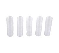 Capsule Trasparenti per Monete 100pz 25mm in Plastica Leggera | Ideali per conservare monete gettoni badge per facile da trasportare e utilizzare Offre protezione