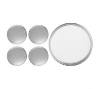 Capsule trasparenti rotonde per collezionisti - 20 scatole riutilizzabili in plastica PS con conchiglie trasparenti ultra spesse e cuscinetti morbidi in EVA