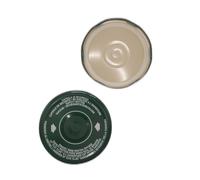 OPIROS Capsule Twist Off Con Flip Diametro mm.63 Con Bottone Centrale Di Controllo Clic Clac Per Barattoli In Vetro Coperchi Per Conserve Marmellate Passate Pomodoro Confetture (50)