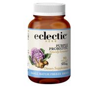 Capsule Vegetali Probiotiche Viola 90 300 Mg Di Eclectic Herb