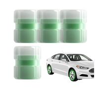 Capsules Valve Pneus - 4 Pièces Lumineuses Noir, Gadget Innovant | Accessoire Tiges Pneus Automobile, Dispositif Sécurité Conduite Nuit, Équipement Garage Extérieur, Objet Pratique Mobilité Véhicule