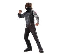 Captain America 3 Deluxe Petto Muscoloso Inverno Soldato Costume Bambino Piccolo