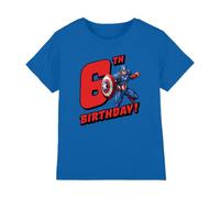 Captain America Batman Logo Modern Bambini e Ragazzi (Pacco da 1)