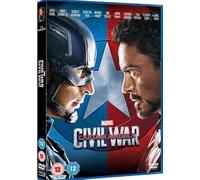 Captain America: Civil War (2016) - Region 2 DVD -Chris Evans, Robert Downey Jr, Scarlett Johansson. As pictured on Amazon.