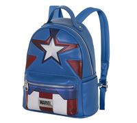Captain America Courage-Zaino Heady, Blu, 24,5 x 29 cm, Capacità 8 L