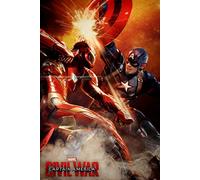 Captain america della Guerra Civile, Fight Maxi Poster, Multicolore