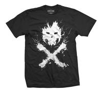 Captain America Guerra Civile Ossa Marvel Official T-shirt Cotone Nera Evans