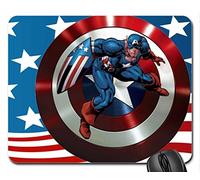 Captain America Mouse Pad, Mousepad (10.2 x 8.3 x 0.12 inches)