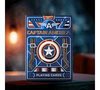Captain America Playing Cards by Theory11 - Mazzi di carte da collezione
