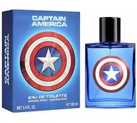 Captain America - Profumo per bambini in bottiglia di vetro (30 ml) - regalo per ragazzi, profumi per bambini e adulti