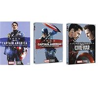 CAPTAIN AMERICA TRILOGIA - CAPTAIN AMERICA IL PRIMO VENDICATORE + THE WINTER SOLDIER + CIVIL WAR (3 FILM IN DVD) EDIZIONE ITALIANA