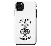 Captain Awesome - Ancora a vela, navigare, regalo per barca da viaggio Custodia per iPhone 11 Pro Max