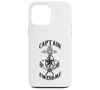 Captain Awesome - Ancora a vela, navigare, regalo per barca da viaggio Custodia per iPhone 13 Pro Max