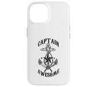 Captain Awesome - Ancora a vela, navigare, regalo per barca da viaggio Custodia per iPhone 14