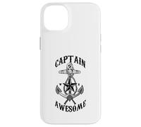 Captain Awesome - Ancora a vela, navigare, regalo per barca da viaggio Custodia per iPhone 14 Plus