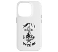 Captain Awesome - Ancora a vela, navigare, regalo per barca da viaggio Custodia per iPhone 14 Pro