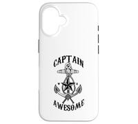 Captain Awesome - Ancora a vela, navigare, regalo per barca da viaggio Custodia per iPhone 16