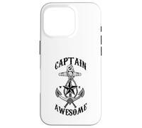 Captain Awesome - Ancora a vela, navigare, regalo per barca da viaggio Custodia per iPhone 16 Pro