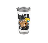 Captain Caveman Vintage Unga Bunga Bicchiere termico in acciaio inox doppia parete