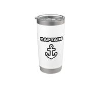 Captain Double Sided Anteriore E Posteriore Ancoraggio Vela Barca Mare Bicchiere termico in acciaio inox doppia parete