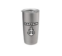 Captain Double Sided Anteriore E Posteriore Ancoraggio Vela Barca Mare Bicchiere termico in acciaio inox doppia parete