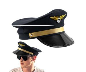 Captain Hat Costume da Marinaio Ricamato con Protezione Solare