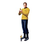 Captain Kirk Star Trek Grandezza Naturale Cartone Ritaglio Con Free Mini William