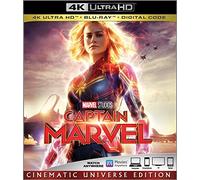 CAPTAIN MARVEL (4K UHD Blu-ray) Brie Larson Samuel L. Jackson Ben Mendelsohn