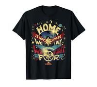 Captain Marvel Home Is What We Fight For Graphic T-Shirt