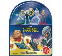 Captain Marvel. Libro gioca kit. Ediz. a colori. Con 4 personaggi 3D. Con scenario per giocare