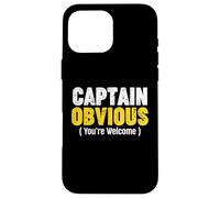 Captain Obvious Custodia per iPhone 16 Pro Max