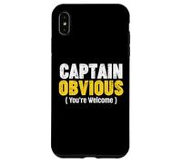 Captain Obvious Custodia per iPhone XS Max