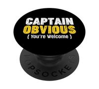 Captain Obvious PopSockets PopGrip Adesivo