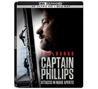 Blu-Ray 4K Uhd Captain Phillips - Attacco In Mare Aperto (Steelbook) (4K Ultra H