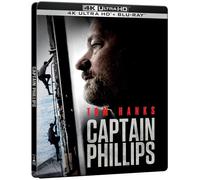Captain Phillips – Attacco in mare aperto – Hanks – 4K Ultra HD + Blu-Ray – Steelbook