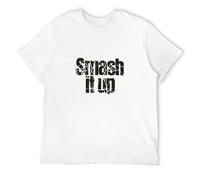 Captain Sensible Mens Punk T-Shirt The Damned Smash It Up 1977 Punk Rocker White 3XL