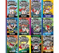Captain Underpants Books 1-12 Complete FULL COLOR Collection (Hardcover)
