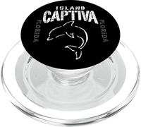 Captiva Island Souvenir, Florida Dolphin Sailing Boat, FL PopSockets PopGrip per MagSafe