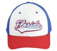 Captivating Florida The Sole Splendente State Mappa Tricolore Cappellino Adulti