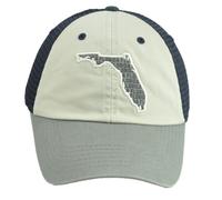 Captivating Florida The Sole Splendente State Trucker Rete Regolabile Adulti Hat