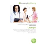 Captopril: Angiotensin-converting enzyme, ACE inhibitor, Hypertension, Congestive heart failure Bristol-Myers Squibb, Trade name, Captopril challenge ... suppression test, Myocardial infarction