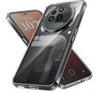 Captor Cover Nothing Phone 3a Pro, Custodia Trasparente in Silicone TPU Morbido, Sottile, Antiurto, Anti-Graffio, Protezione Fotocamera, Anti-Ingiallimento, Flessibile per Cover 3a Pro Nothing Phone