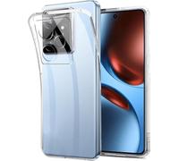 Captor Cover Realme GT 7T 5G, Custodia Trasparente in Silicone Morbido, Sottile, Anti-Graffio, Protezione Fotocamera, Anti-Ingiallimento, Flessibile e Resistente per Realme GT 7T 5G Cover
