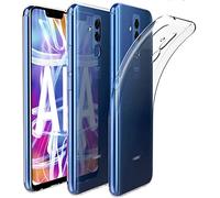 Captor Cover Trasparente per Huawei Mate 20 Lite, Custodia TPU in Silicone Flessibile Morbida e Sottile, Protezione Full Body con Bordo Rialzato per Schermo e Fotocamera